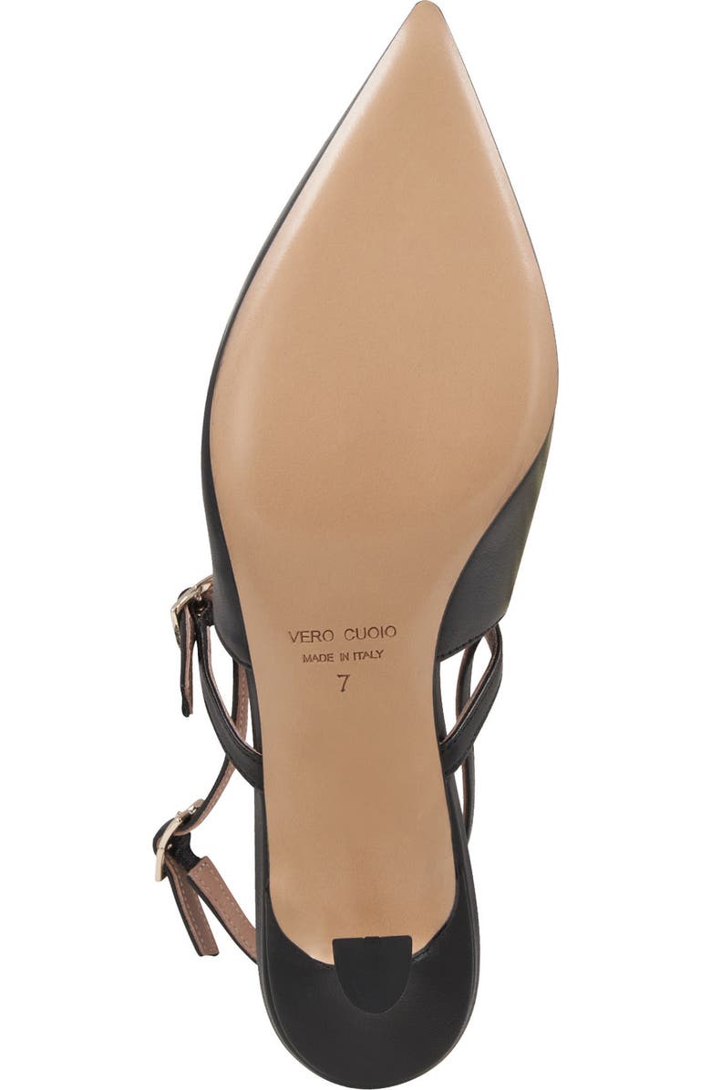 Bruno Magli Luciana Pointed Toe Slingback Pump, Alternate, color, Black