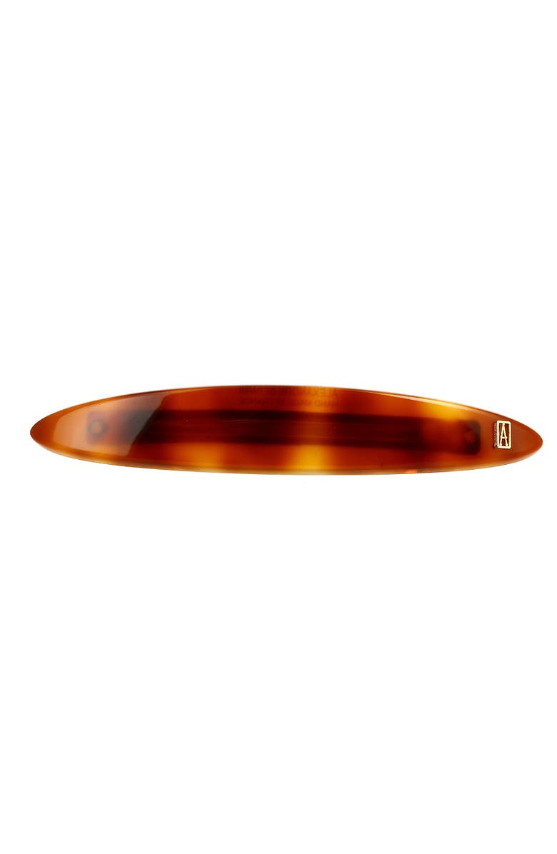 Alexandre de Paris Solferino acetate hair clip barette, Main, color, Tortoiseshell