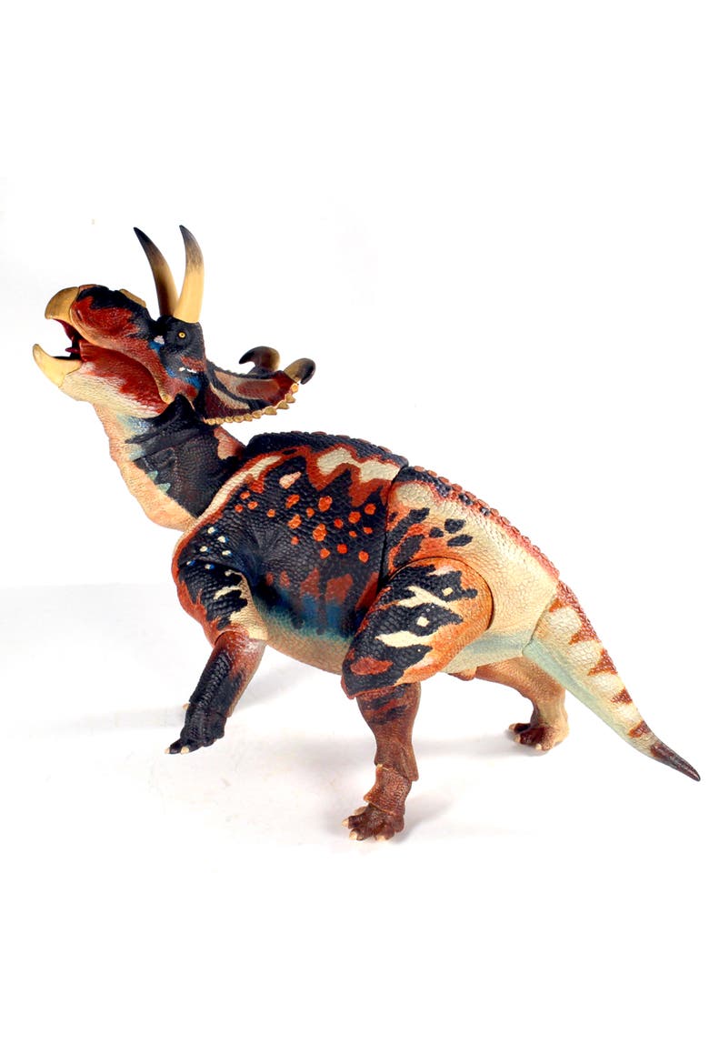 Albertaceratops Nesmoi 1/18th Scale Dinosaur Figure, Alternate, color, Multicolored