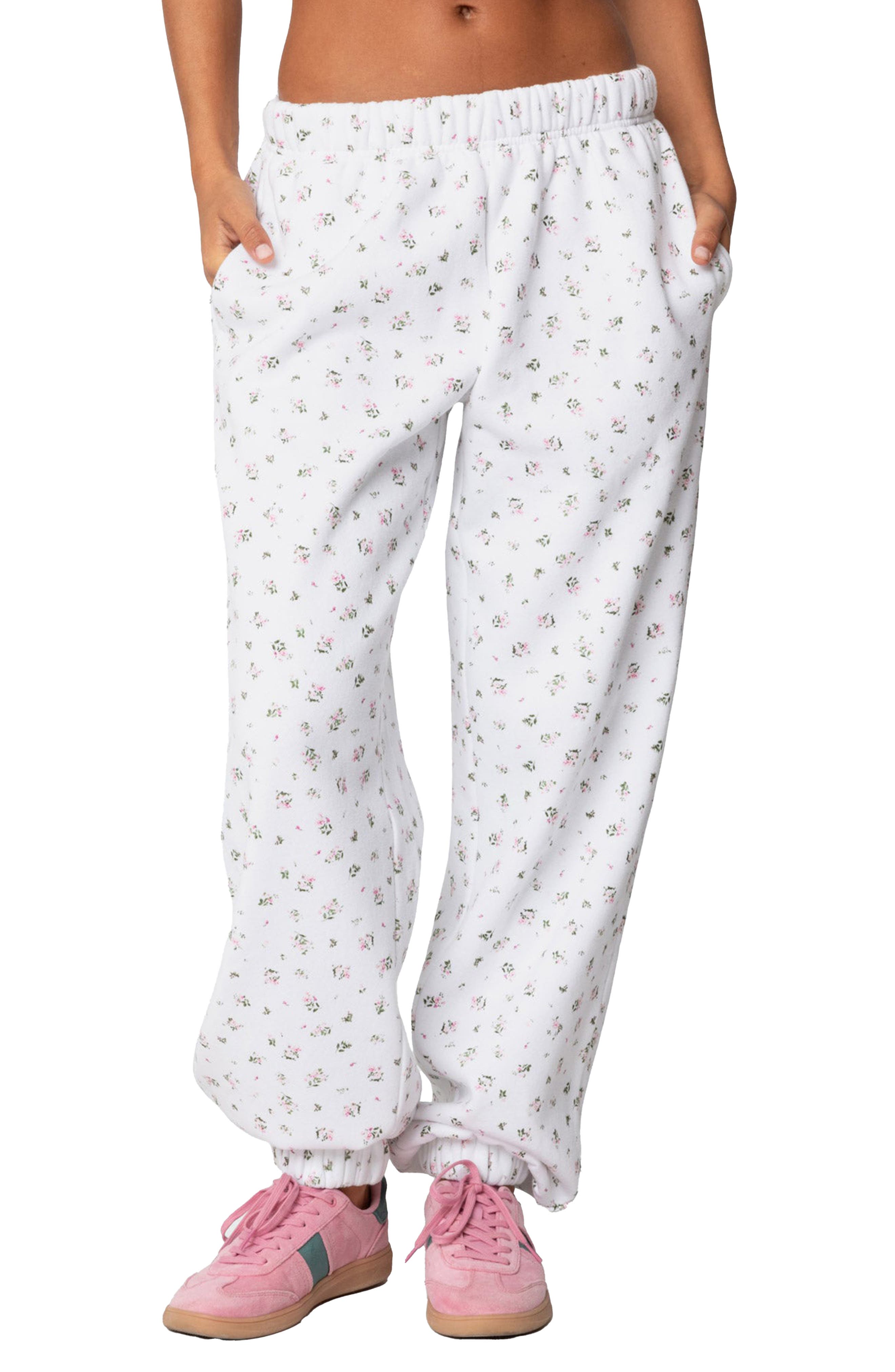 Floral Oversize Sweatpants