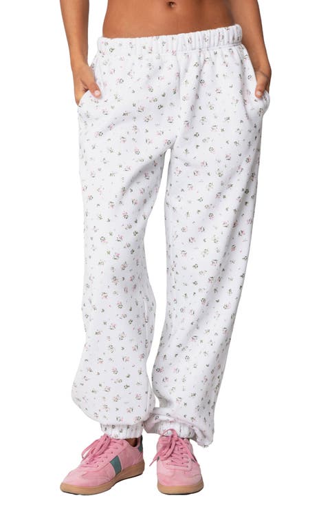 Floral Oversize Sweatpants
