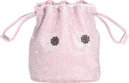 Anya Hindmarch Eyes Crystal Mesh Drawstring Pouch