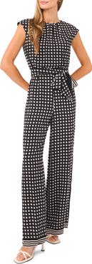 Ted Baker Anya Print Belted Jumpsuit