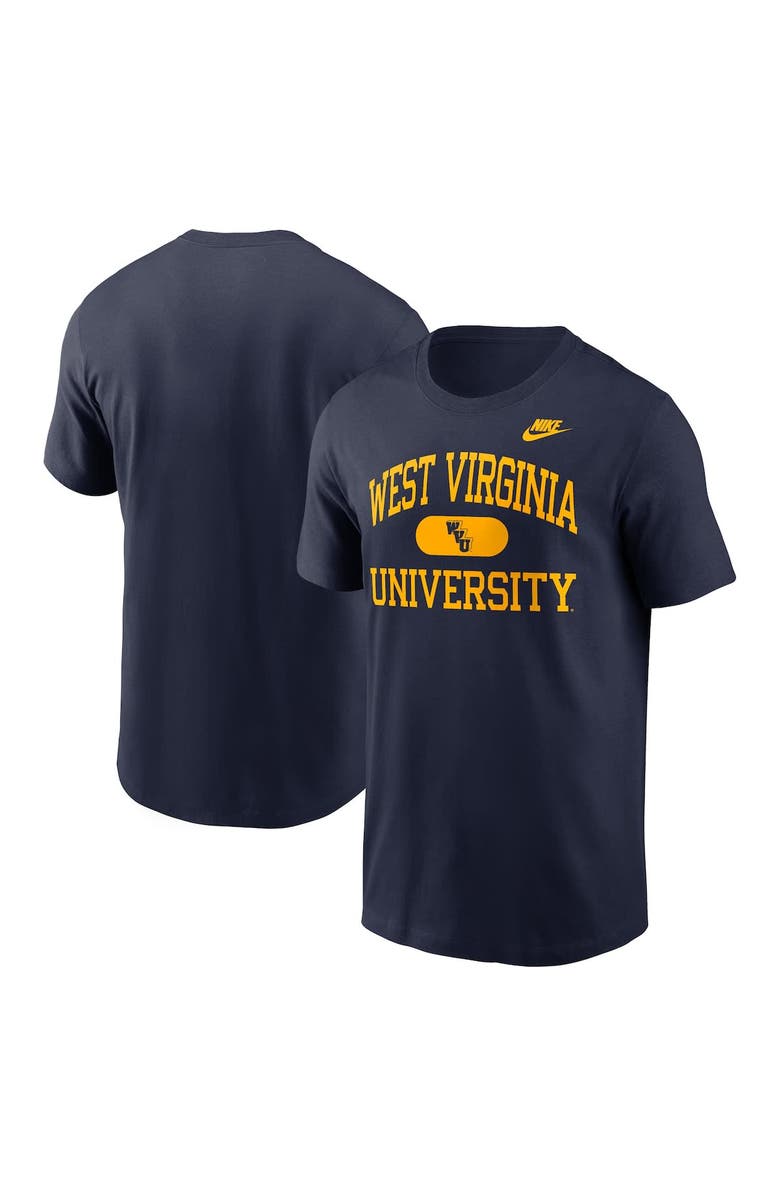 Nike Men's Nike Navy West Virginia Mountaineers Legacy Alma Mater T-Shirt, Main, color, Navy