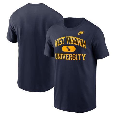Men's Nike Navy West Virginia Mountaineers Legacy Alma Mater T-Shirt