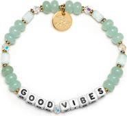 Little Words Project Good Vibes Beaded Stretch Bracelet