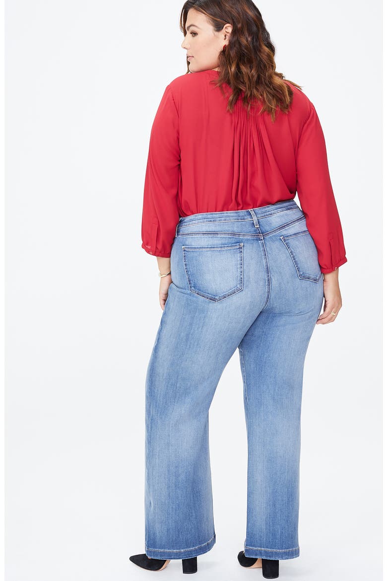 Wide Leg Jeans, Alternate, color, CLEAN CABRILLO