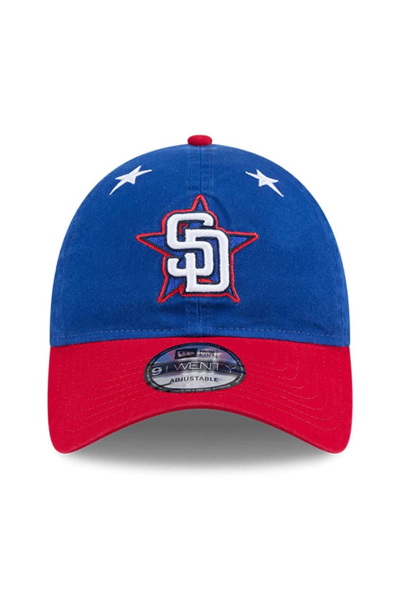 New Era Men's New Era Blue/Red  San Diego Padres 2025 MLB All-Star Game Workout 9TWENTY Adjustable Hat, Alternate, color, Blue