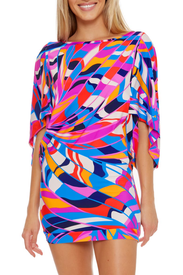 Rio Cover-Up Tunic, Main, color, MULTI