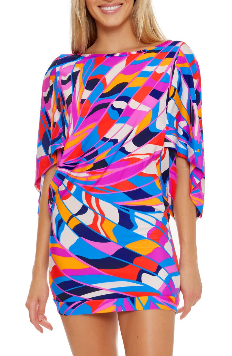 Trina Turk Rio Cover-Up Tunic, Main, color,