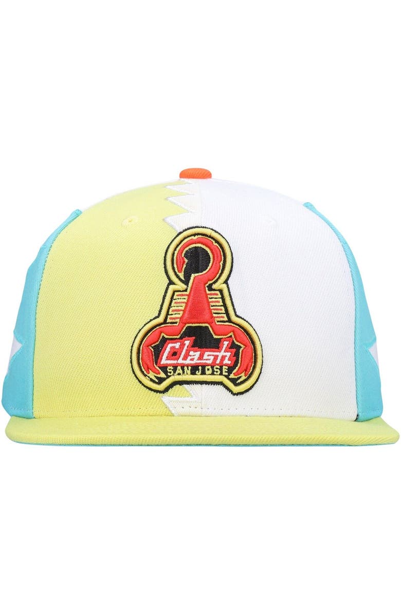 Mitchell & Ness Men's Mitchell & Ness Green San Jose Clash Historic Logo Since '96 Jersey Hook Snapback Hat, Alternate, color, Green