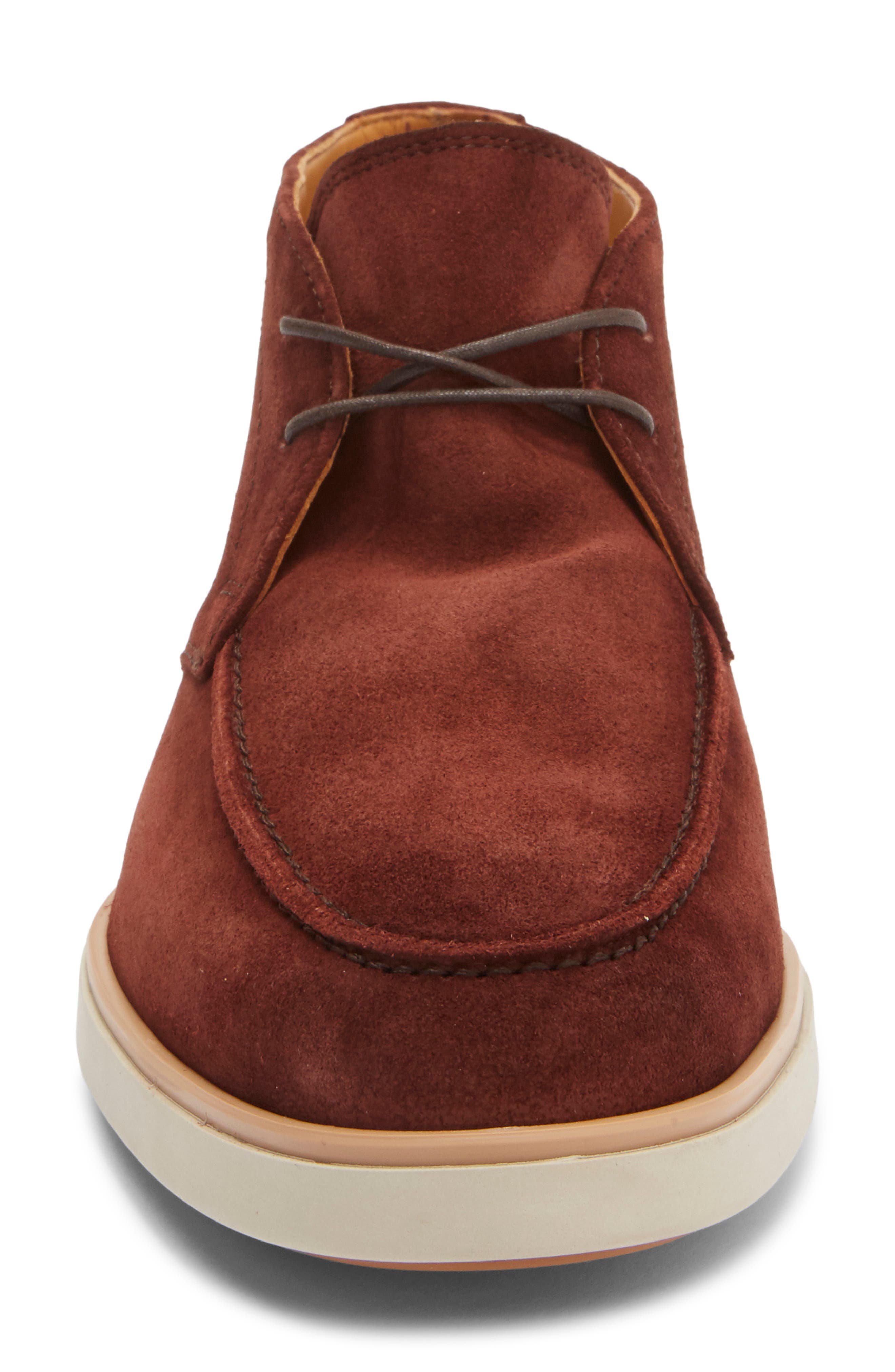 Magnanni Lello Castagna Suede Boot, Alternate, color, Castagna Brik Suede
