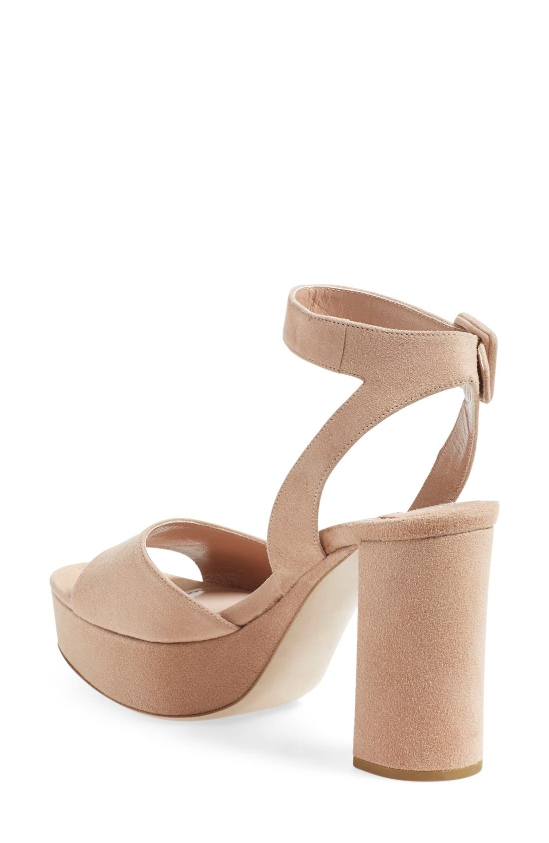 Miu Miu 'Sandali' Ankle Strap Sandal, Alternate, color, 