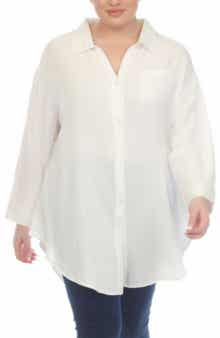BOHO ME Gauze Button-Up Shirt