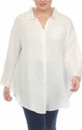 BOHO ME Gauze Button-Up Shirt
