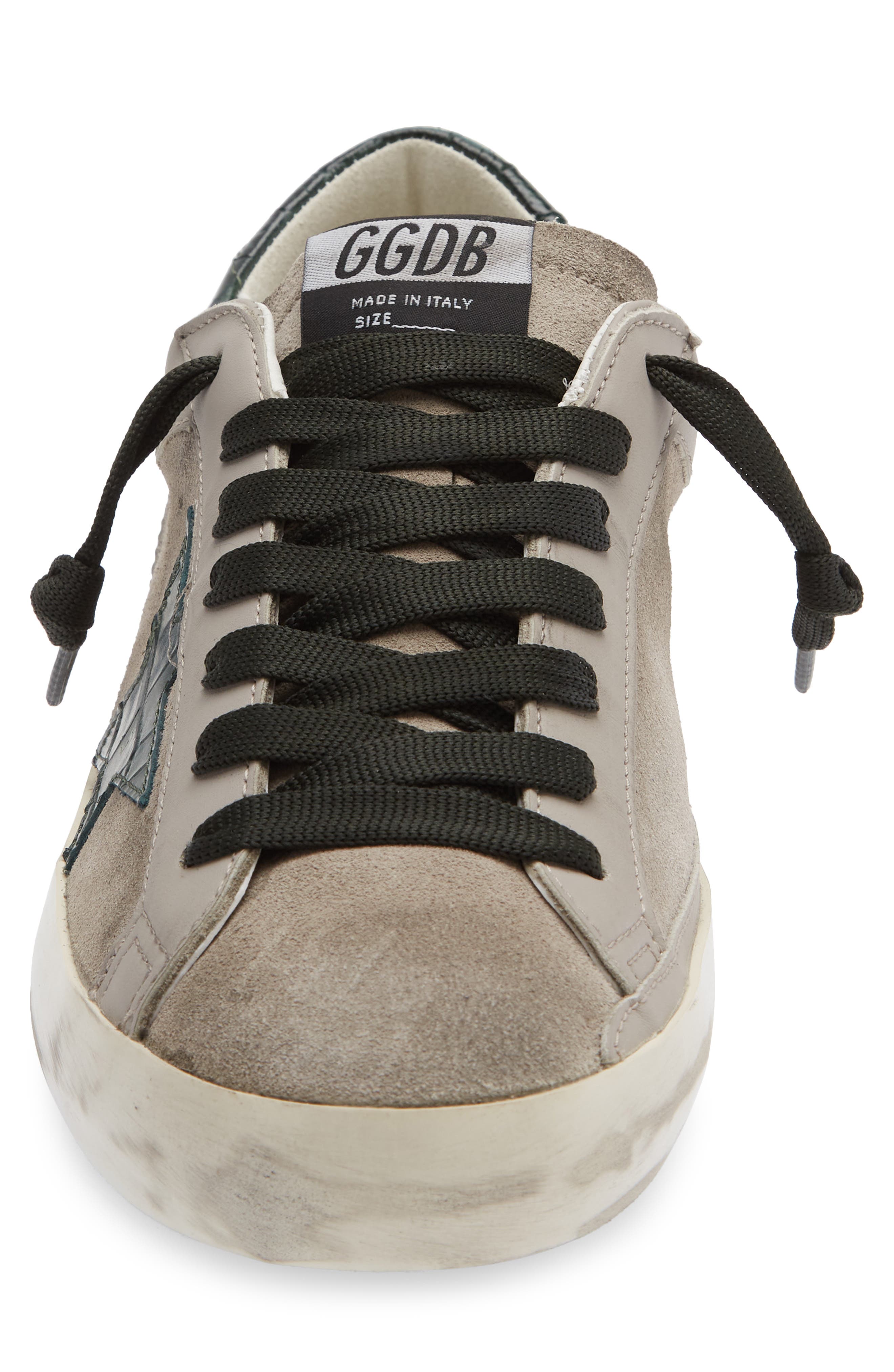 Golden Goose Super-Star Sneaker, Alternate, color, Grey/Beige/Green