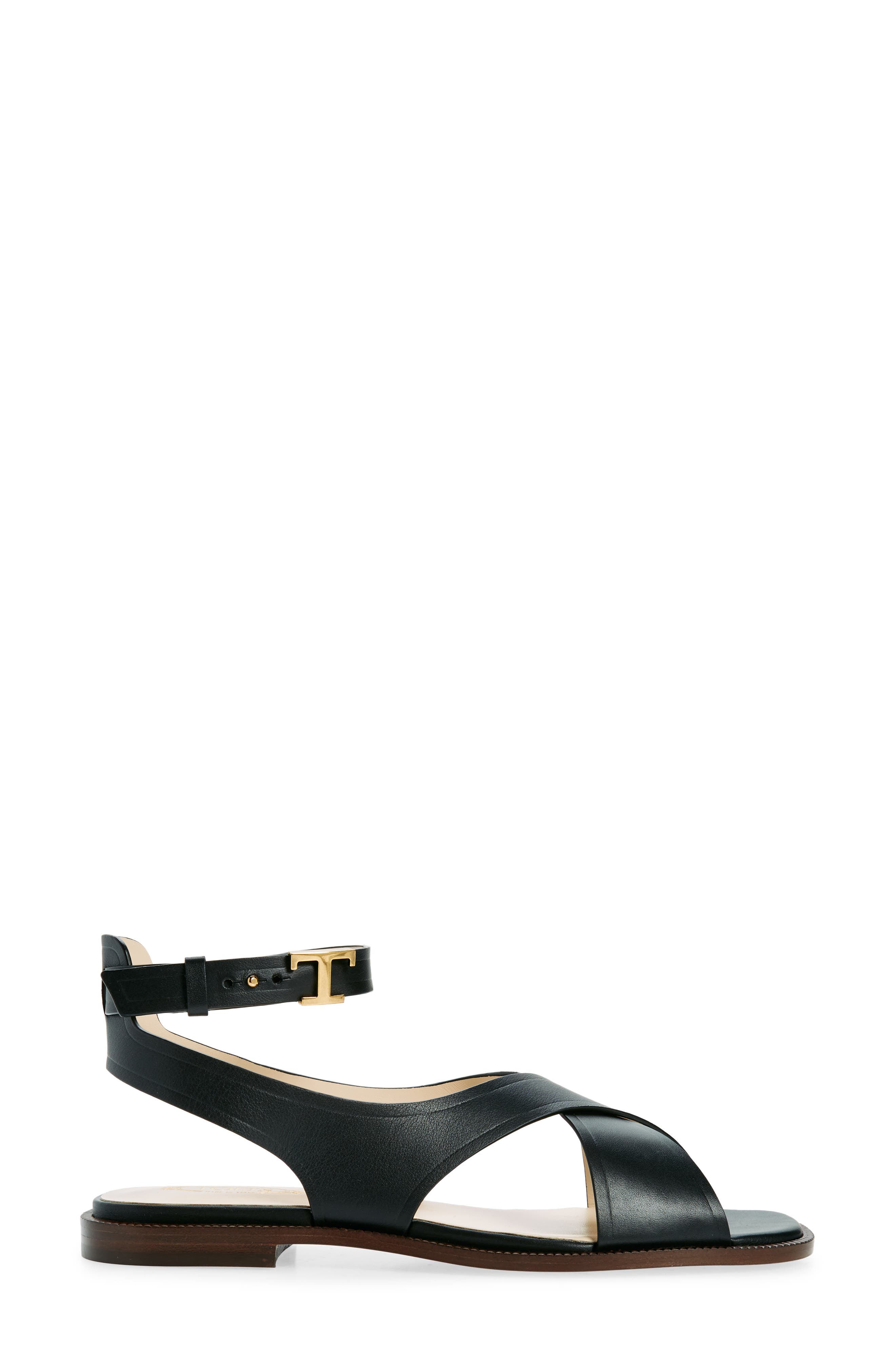 Tod's Crossover Strap Sandal, Alternate, color, 
