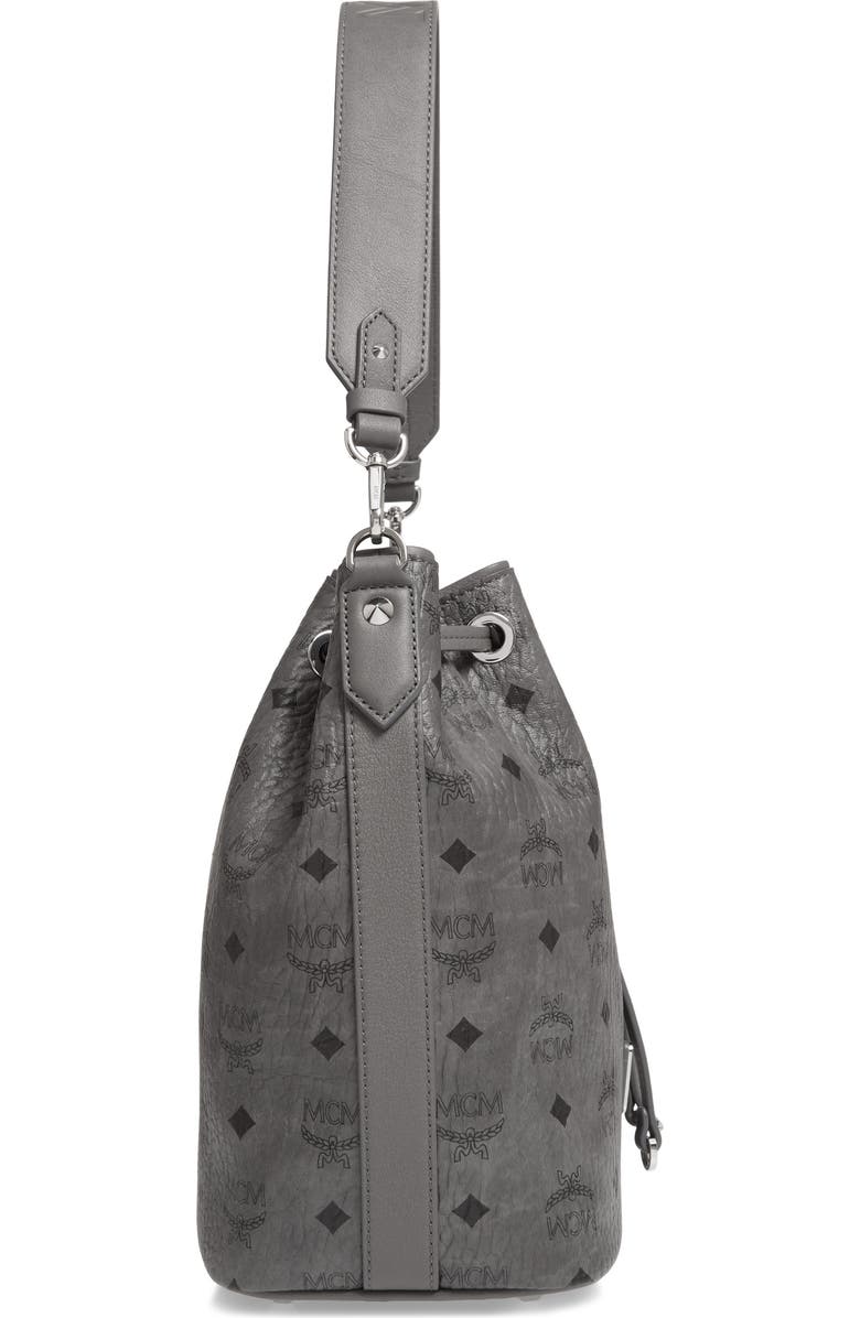 MCM Essential Visetos Original Drawstring Bag, Alternate, color,