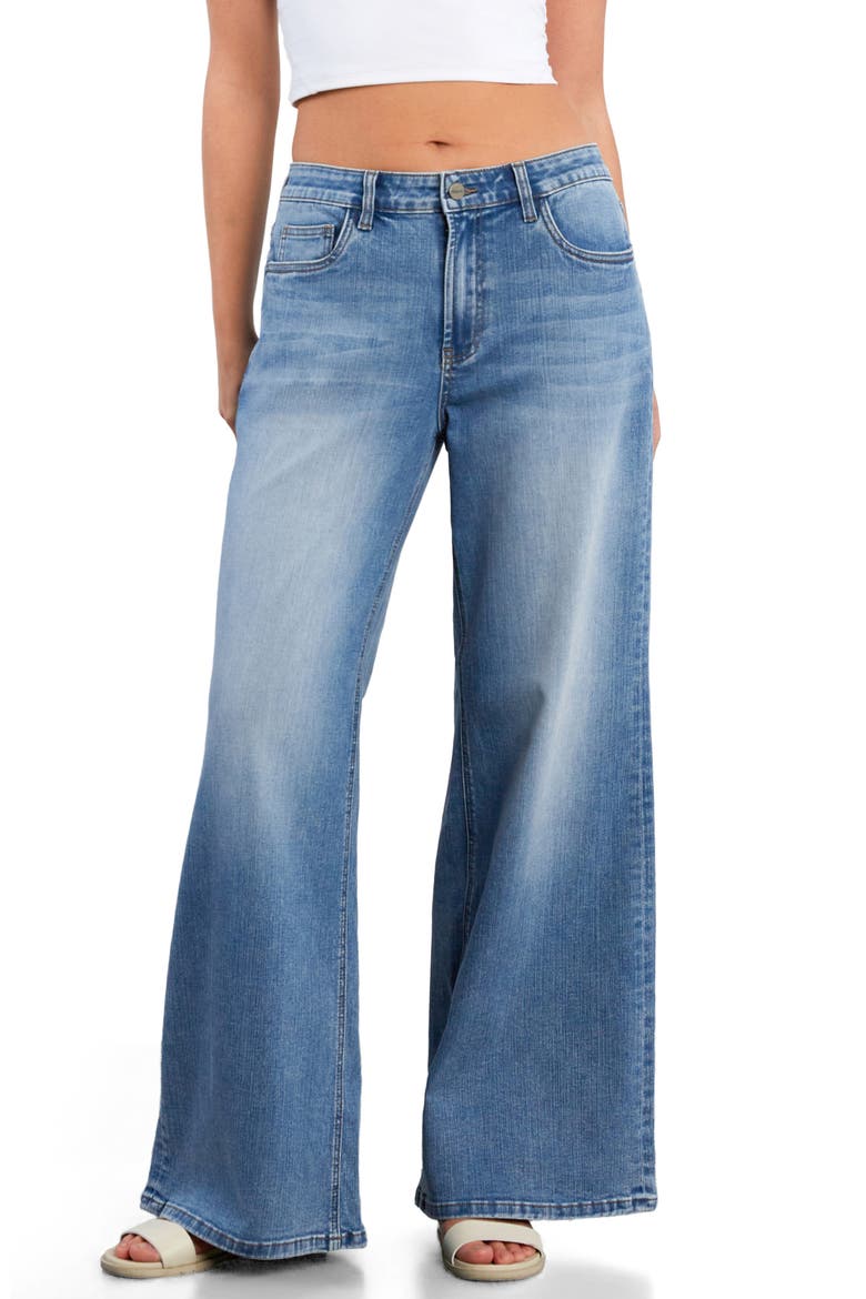 Myra Mid Rise Wide Leg Jeans, Main, color, ATLAS BLUE