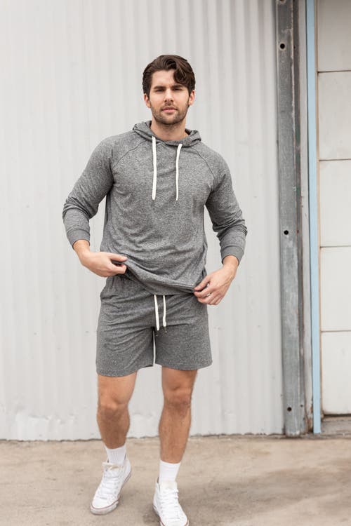 Feat Roam Shorts In Heathergray