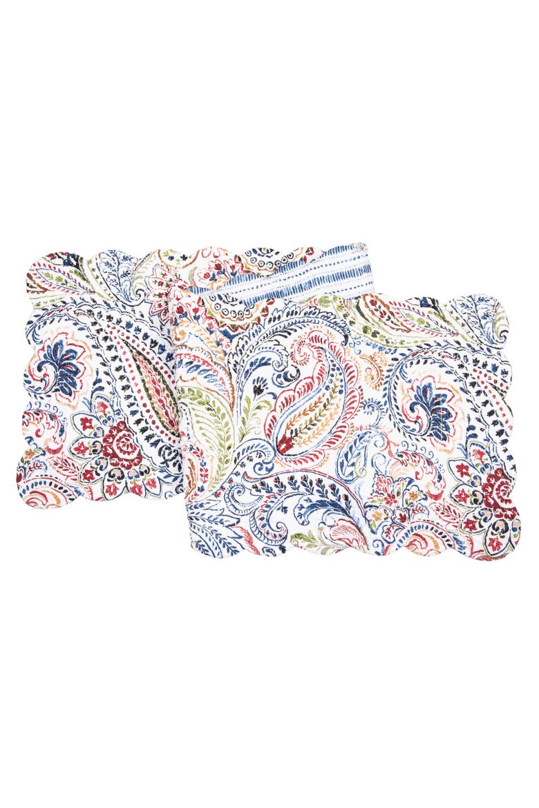 Payton Paisley Table Runner 14" x 51", Main, color, Blue