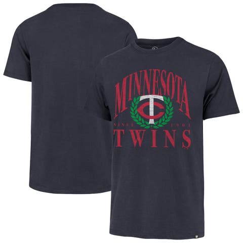 Men's '47 Navy Minnesota Twins Pitchout Franklin T-Shirt
