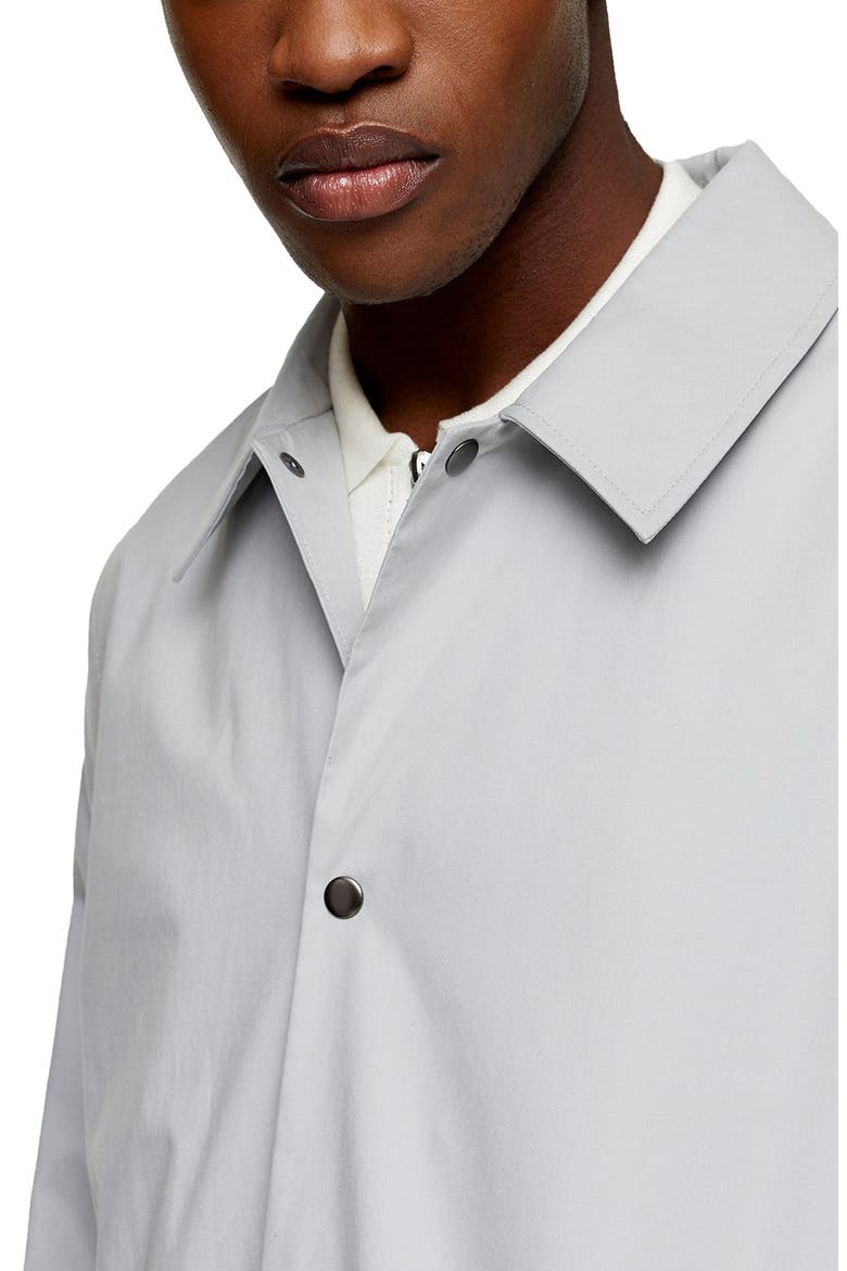 Classic Fit Longline Jacket, Alternate, color, GREY