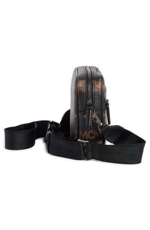 Mcm Aren Crossbody Bag In Black