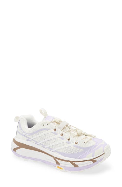 Hoka Mafate Three2 Wordmark Sneaker In White