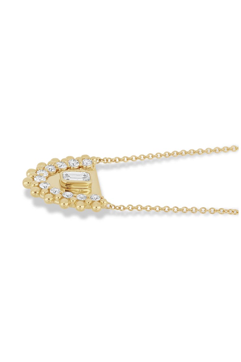 18K Gold Mykonos Diamond Pendant Necklace, Alternate, color, 18K YELLOW GOLD
