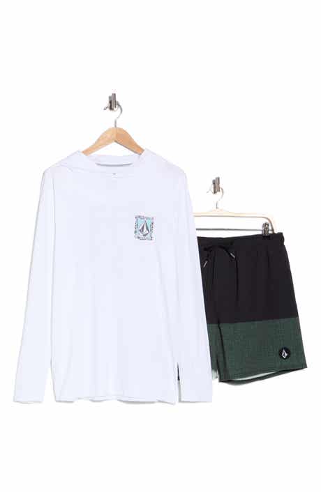Hooded Swim Shirt & Shorts Set