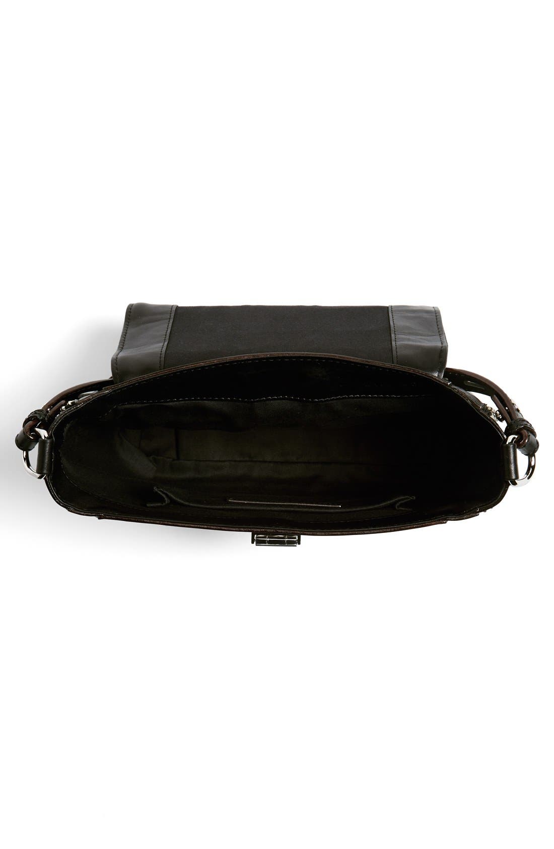 'Elle Mini with Studs' Crossbody Bag, Alternate, color, BLACK