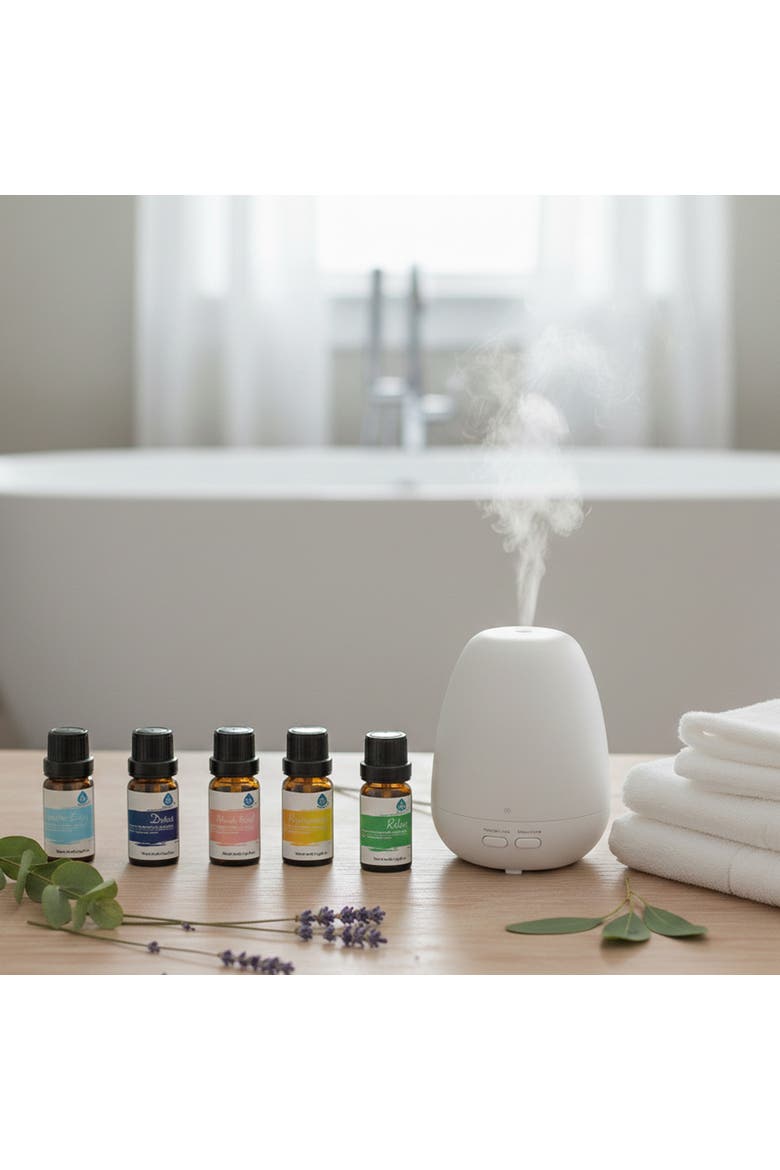 8 Pack of 100% Pure Essential Aromatherapy Oils, Alternate, color, Multicolor