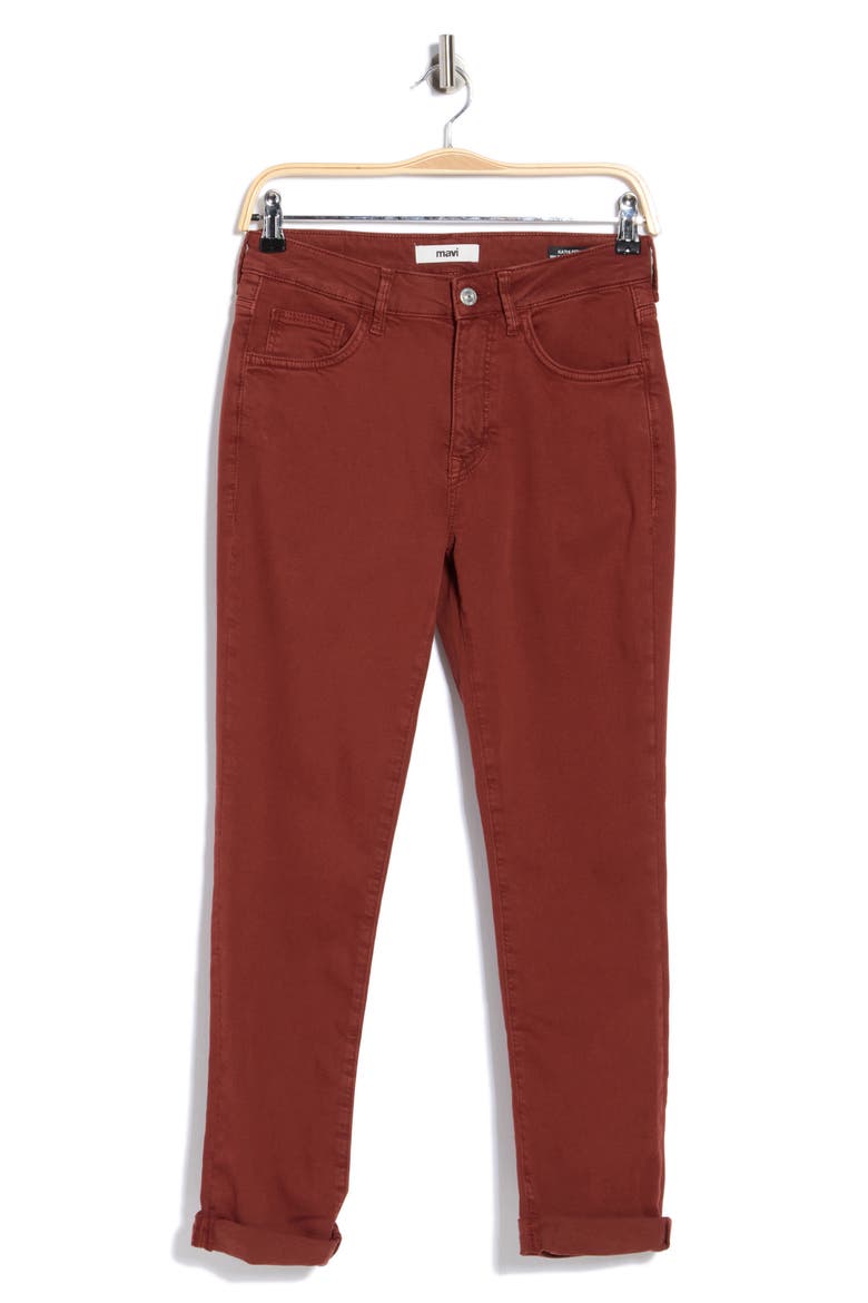 Kathleen Mid Rise Ankle Cuff Pants, Alternate, color, ANDORRA FLEX BLUE