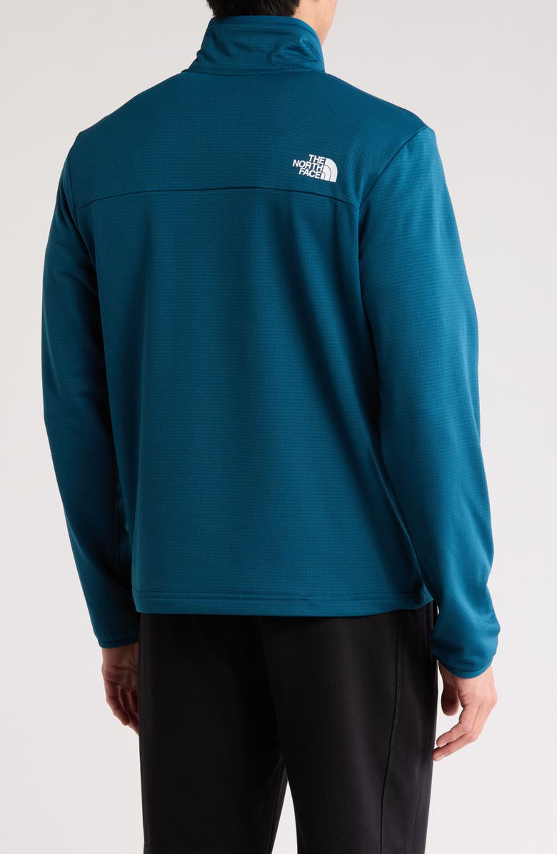 The North Face Cedar Trail Grid Fleece Quarter Zip Pullover, Alternate, color, 