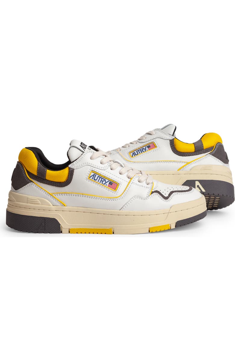 AUTRY CLC Low Top Sneaker, Alternate, color, Mult/Mat Wht/Gr/Yl