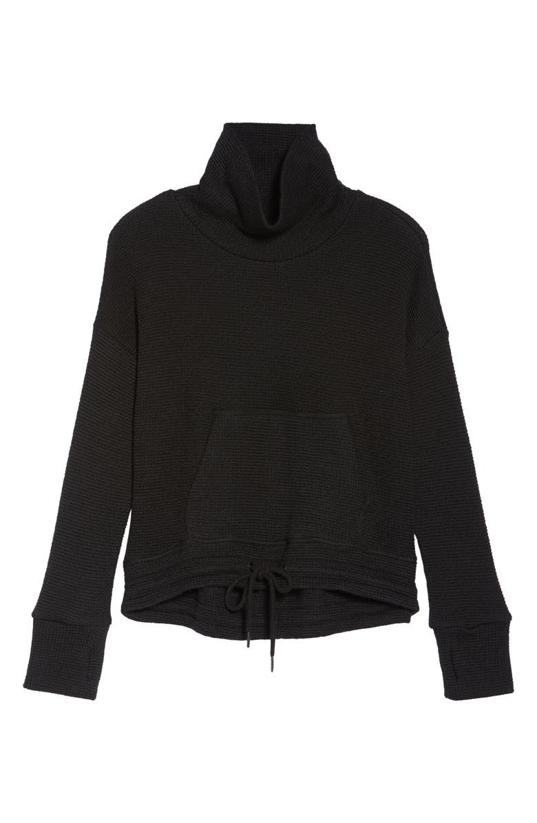 Sweaty Betty Bouclé Funnel Neck Sweatshirt, Alternate, color,