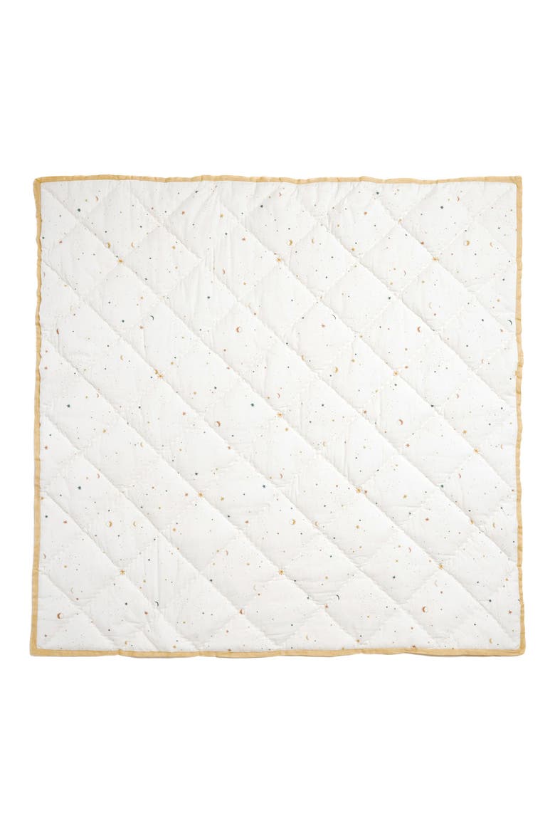 Chambray Blanket, Alternate, color, IVORY/ MARIGOLD