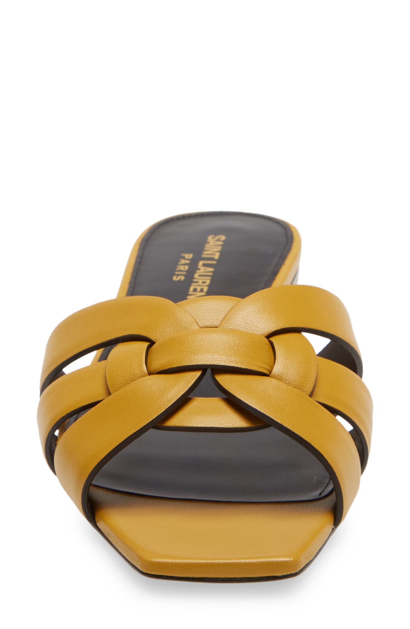 Saint Laurent Nu Pieds Slide Sandal, Alternate, color, 