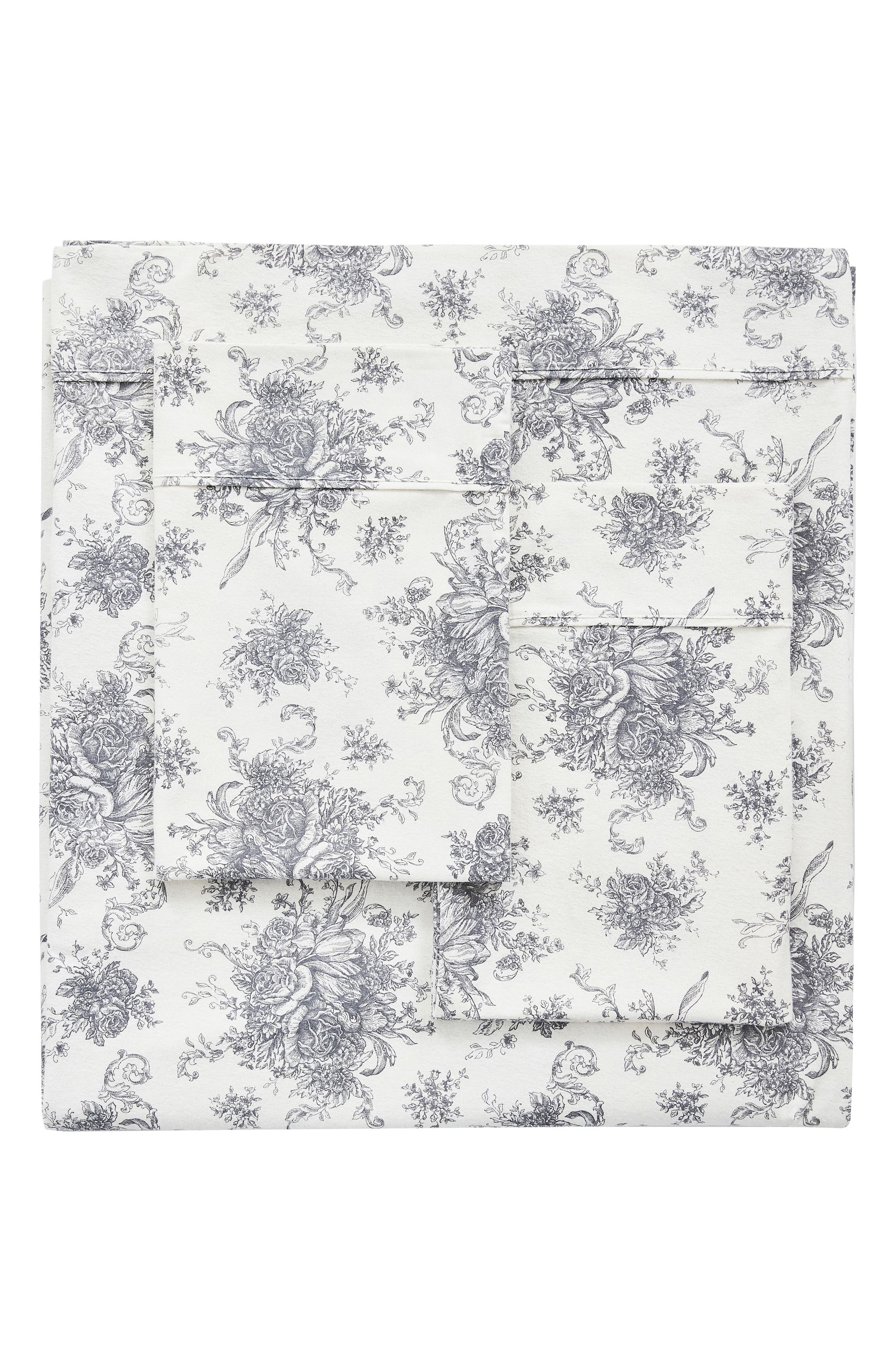 MELANGE HOME Petit Toile Flannel Sheet Set