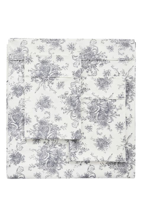 Petit Toile Flannel Sheet Set