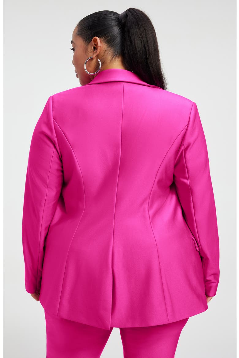 High Shine Compression Sculpted Blazer, Alternate, color, FUCHSIA PINK001