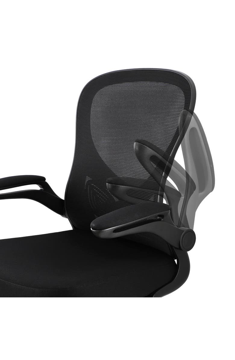 Elama High Back Adjustable Office Chair, Alternate, color, Black