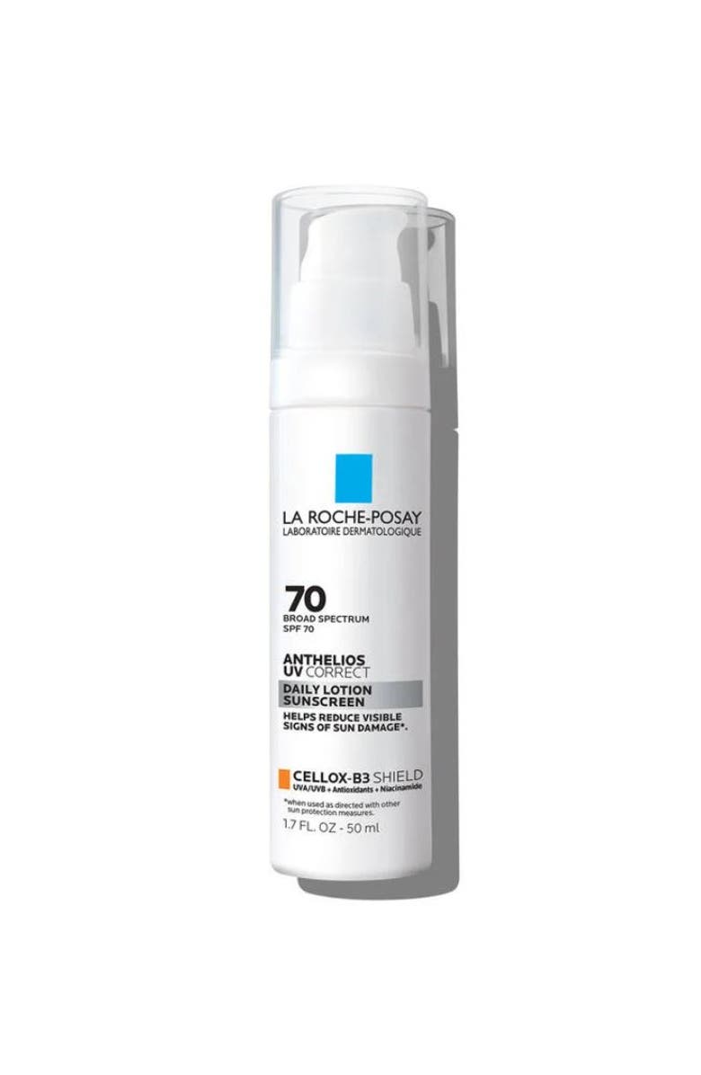 La Roche-Posay Anthelios UV Correct Face Sunscreen SPF 70 with Niacinamide, Main, color,