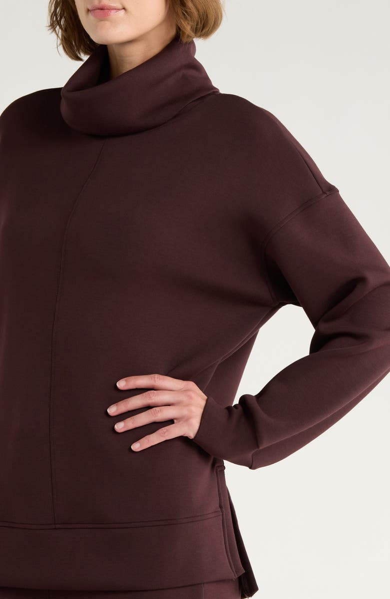 SPANX<sup>®</sup> Air Essentials Tunic Sweatshirt, Alternate, color, Truffle Brown