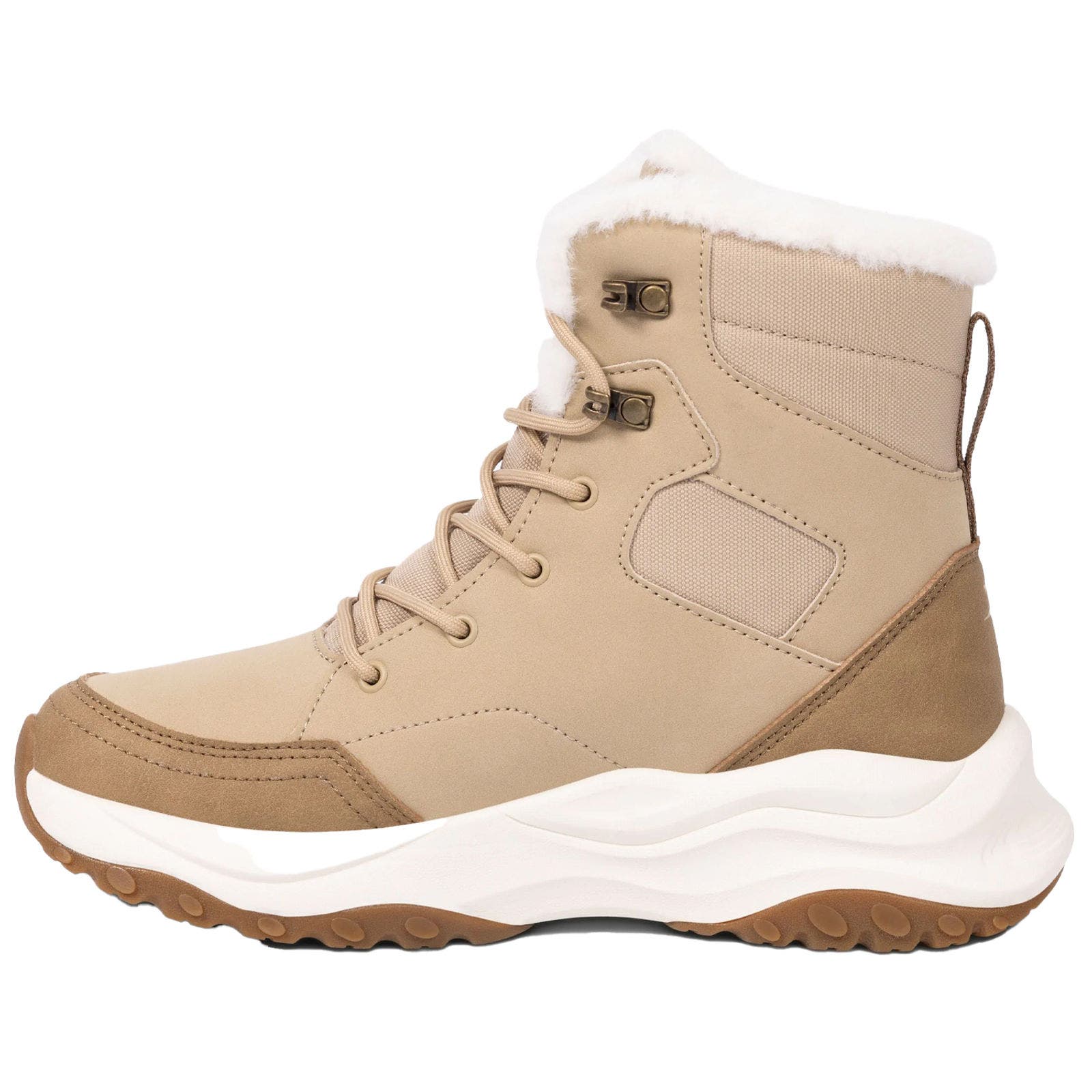 Nadine Snow Boots, Alternate, color, Ecru