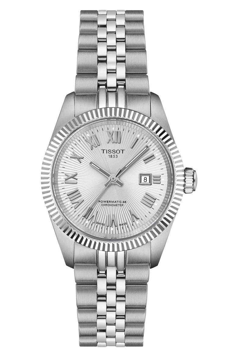 Ballade Powermatic 48 COSC Bracelet Watch, 30mm, Main, color, SILVER
