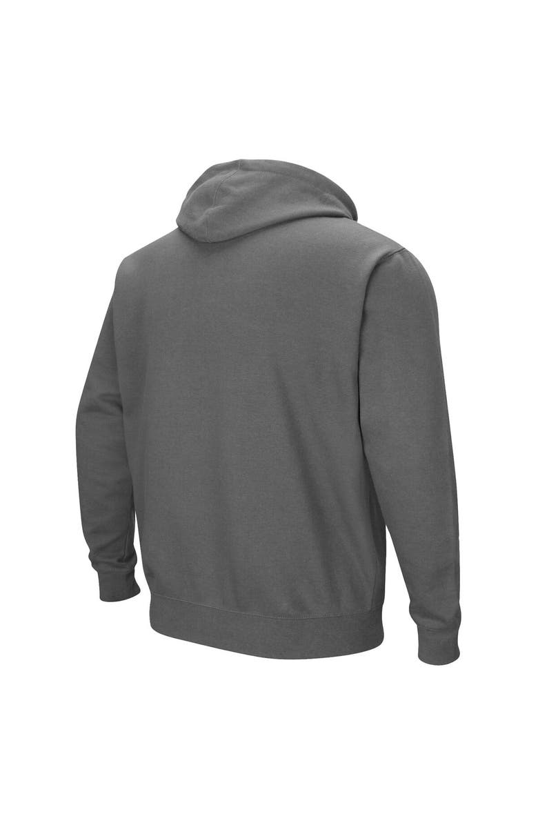 COLOSSEUM Men's Colosseum Charcoal Ole Miss Rebels Arch & Logo 3.0 Pullover Hoodie, Alternate, color, Charcoal