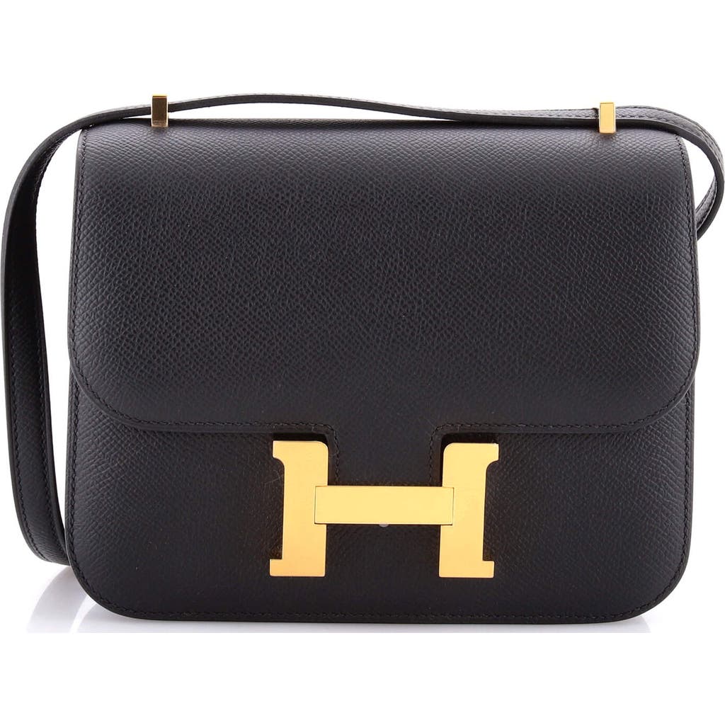 Pre-owned Hermes Hermes Constance Nm Bag Epsom 18 In Black
