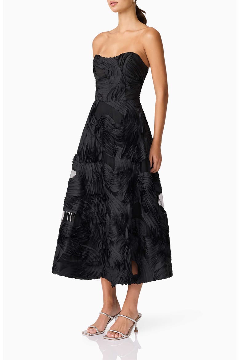 Asher Sleeveless Cocktail Dress, Alternate, color, BLACK